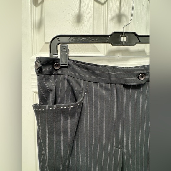 Emma James Pinstripe Dress Career Pants - Picture 3 of 10